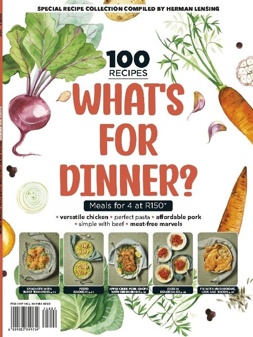 Title details for 100 Recipes - What's for dinner? by Media 24 Ltd - Available